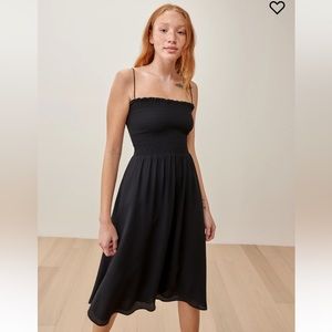 Reformation sable midi dress